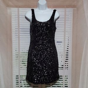 Love Culture Little Black Sequin Dress